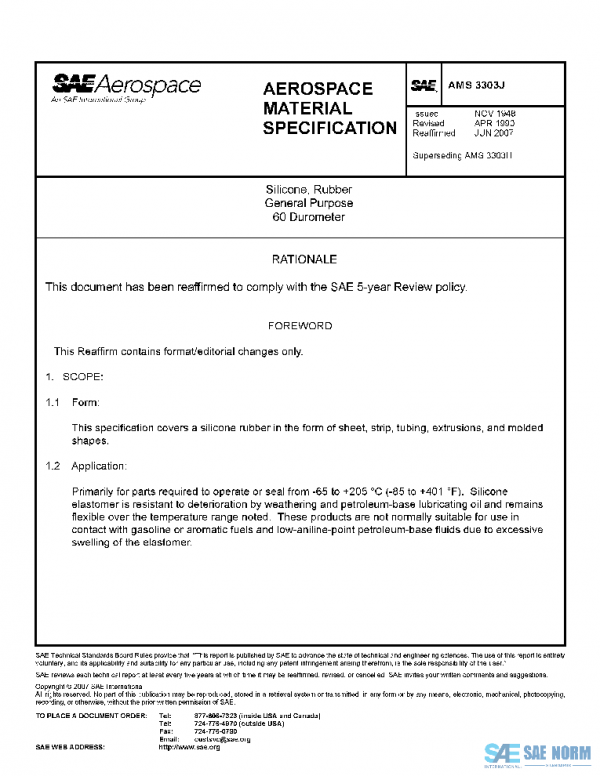 SAE AMS3303J PDF