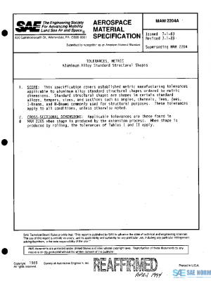 SAE MAM2204A PDF