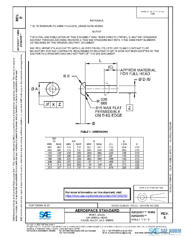 SAE AS123301E PDF