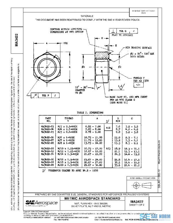 SAE MA3422 PDF