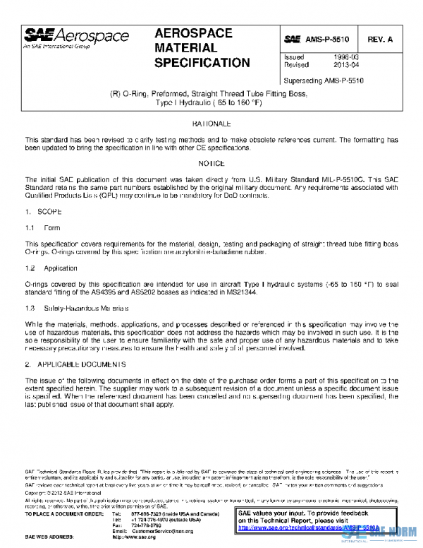 SAE AMSP5510A PDF SAE AMSP5510A PDF