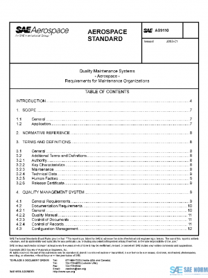 SAE AS9110 PDF