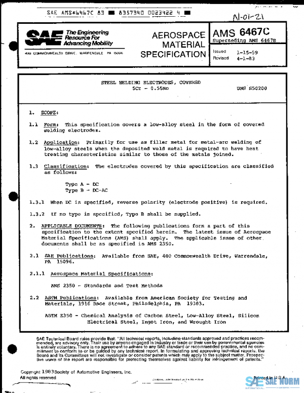 SAE AMS6467C PDF