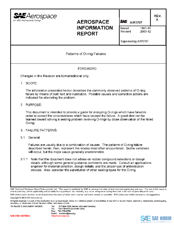 SAE AIR1707A PDF SAE AIR1707A PDF