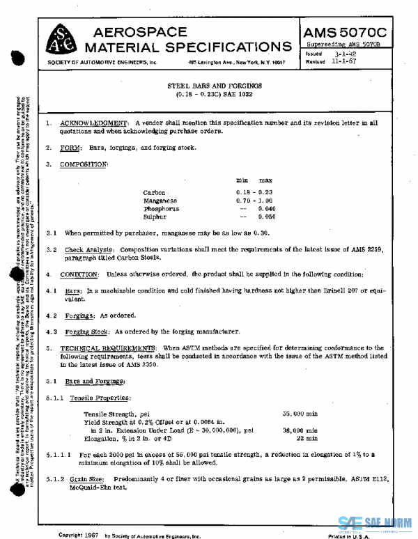 SAE AMS5070C PDF