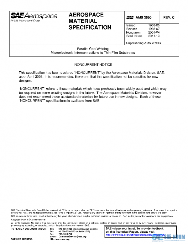SAE AMS2690C PDF