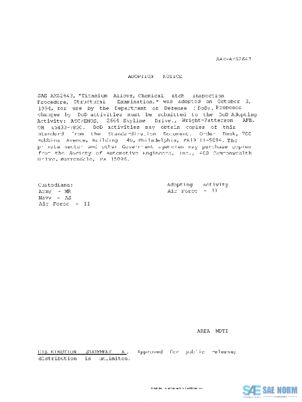 SAE AMS2643B PDF SAE AMS2643B PDF