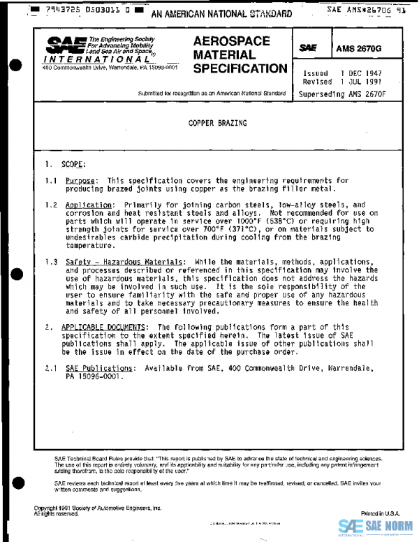 SAE AMS2670G PDF