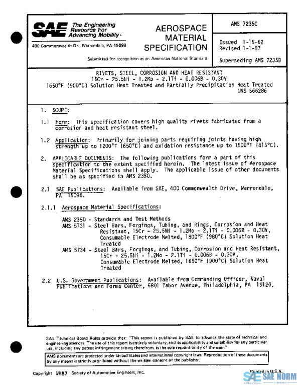 SAE AMS7235C PDF