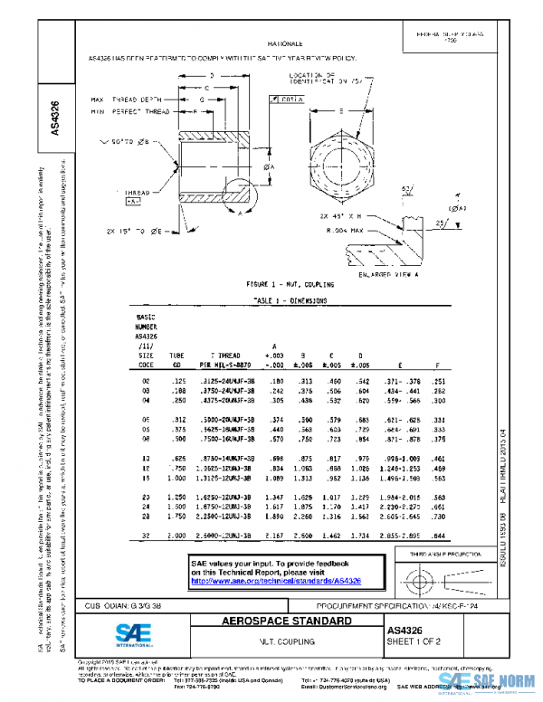 SAE AS4326 PDF SAE AS4326 PDF