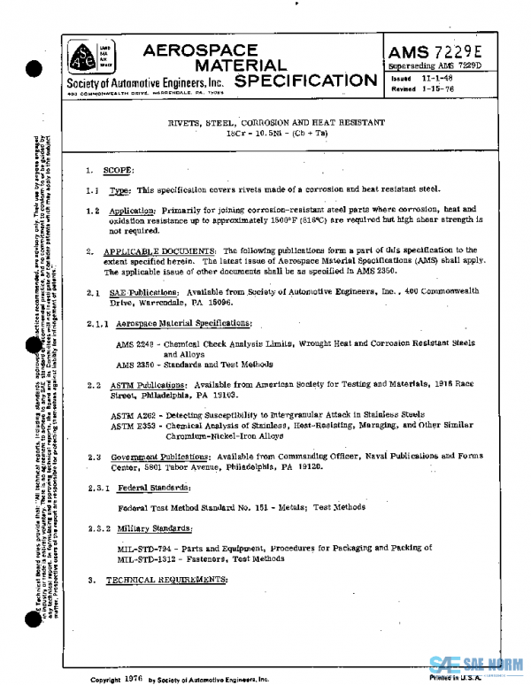 SAE AMS7229E PDF