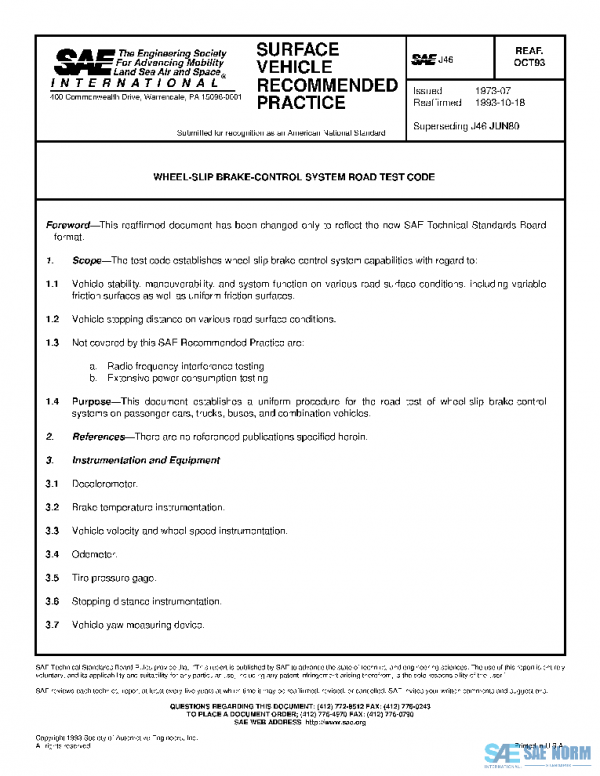 SAE J46_199310 PDF