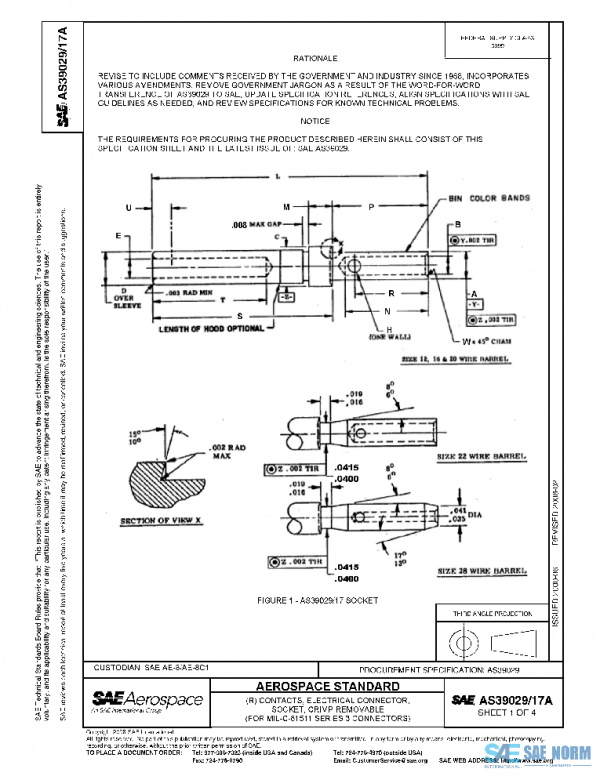 SAE AS39029/17A PDF SAE AS39029/17A PDF
