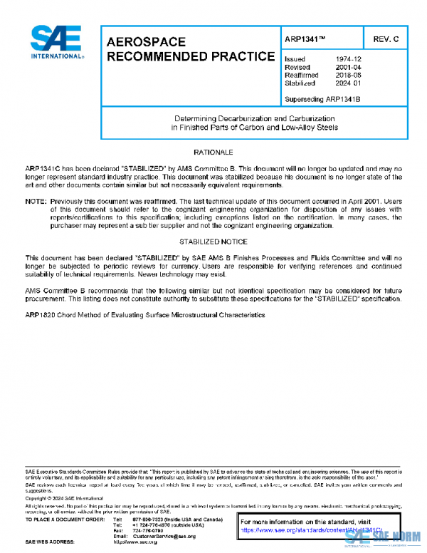 SAE ARP1341C PDF