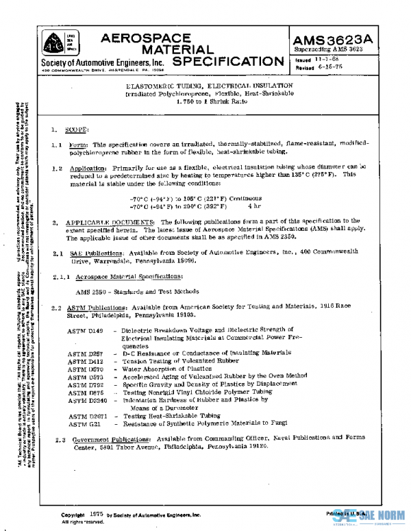 SAE AMS3623A PDF