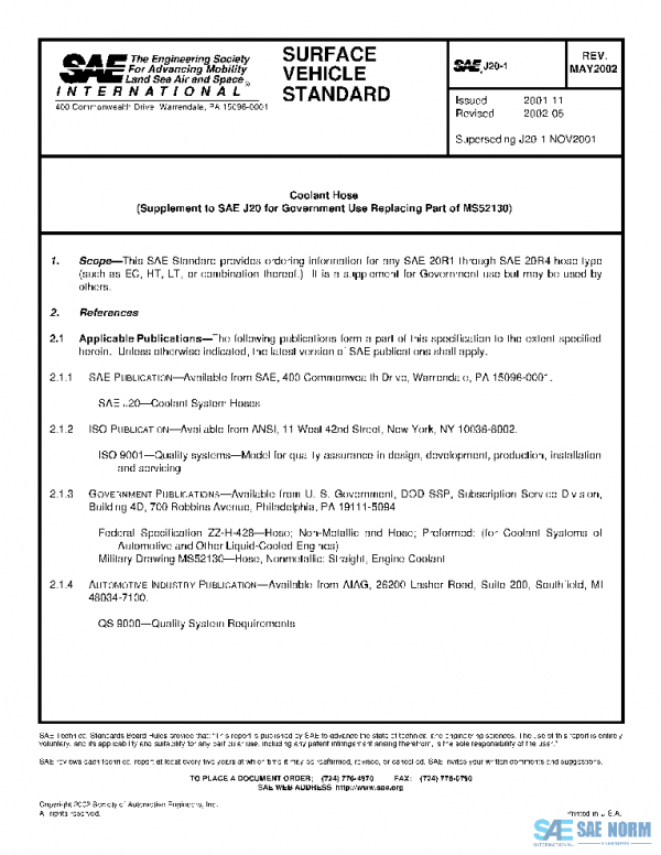 SAE J20/1_200205 PDF
