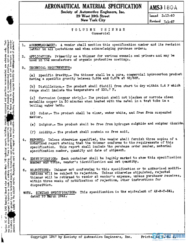 SAE AMS3180A PDF SAE AMS3180A PDF
