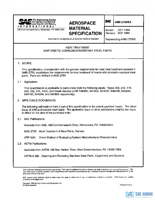 SAE AMS2759/5A PDF