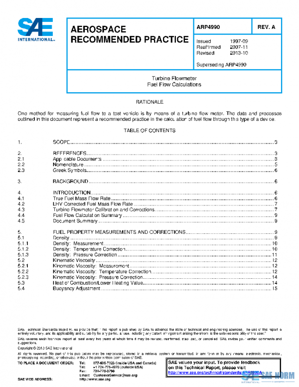 SAE ARP4990A PDF SAE ARP4990A PDF