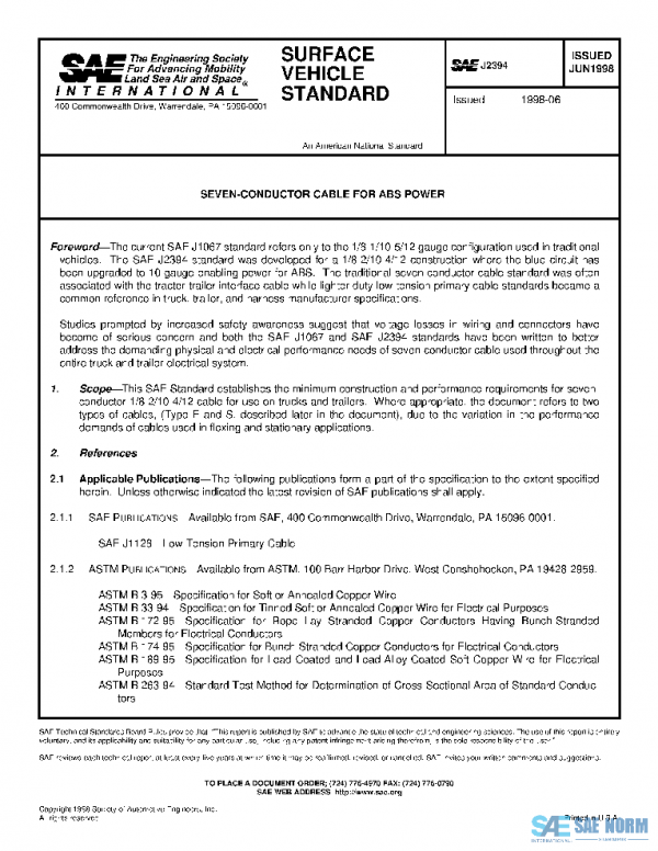 SAE J2394_199806 PDF