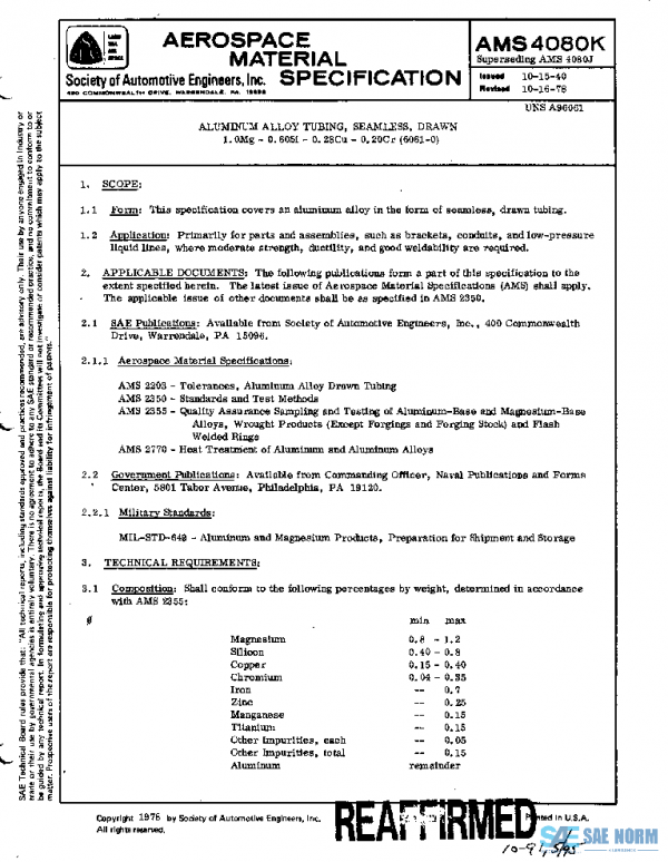 SAE AMS4080K PDF