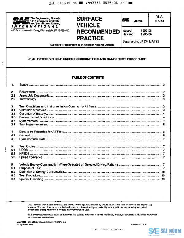 SAE J1634_199506 PDF