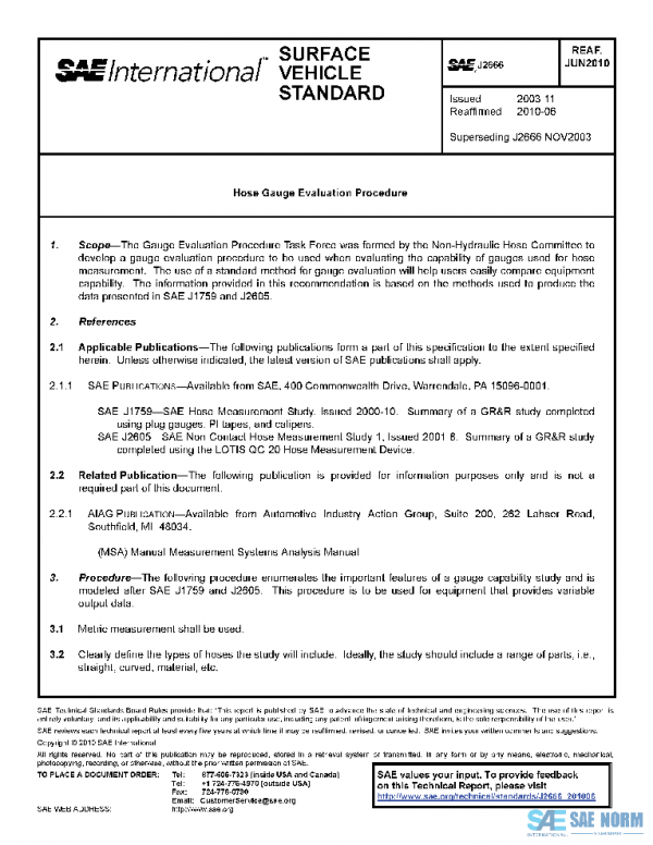 SAE J2666_201006 PDF