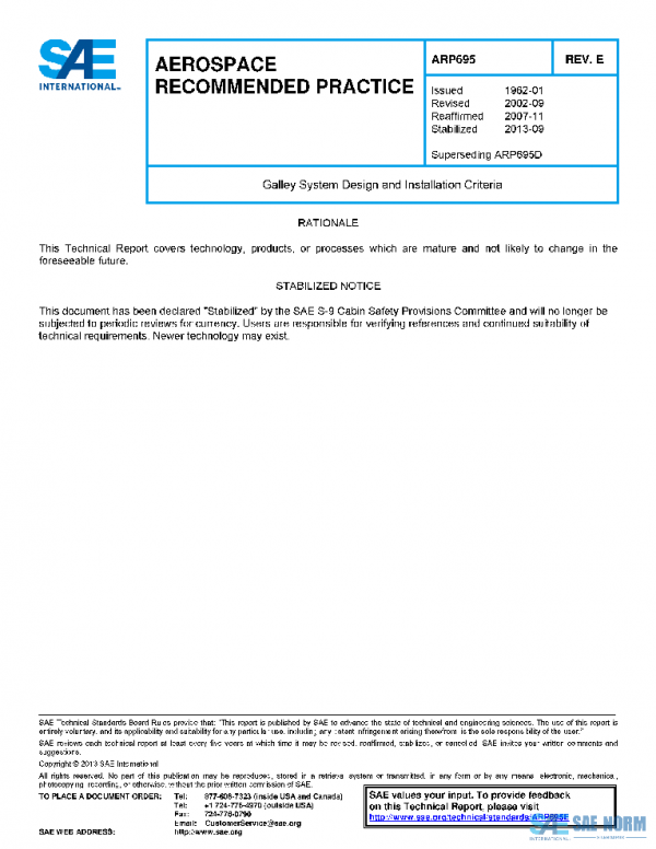 SAE ARP695E PDF