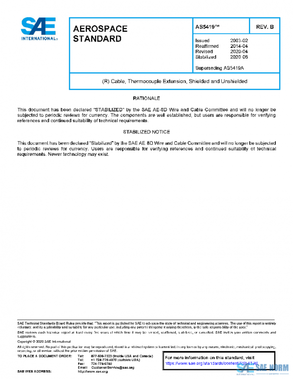 SAE AS5419B PDF