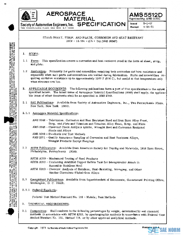 SAE AMS5512D PDF SAE AMS5512D PDF