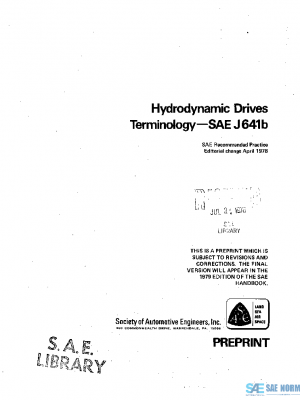 SAE J641B_197804 PDF