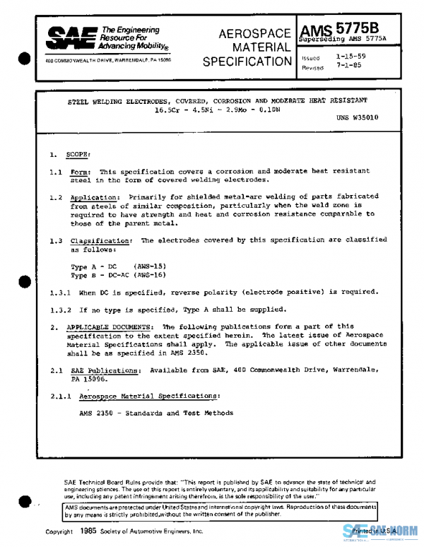 SAE AMS5775B PDF SAE AMS5775B PDF