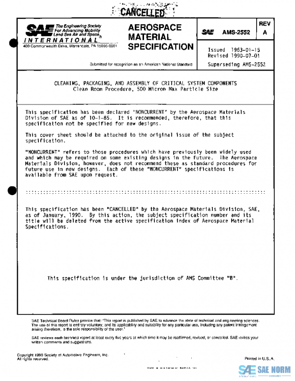 SAE AMS2552A PDF