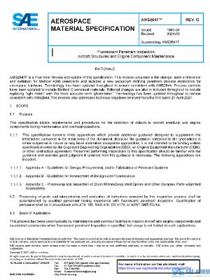 SAE AMS2647G PDF SAE AMS2647G PDF