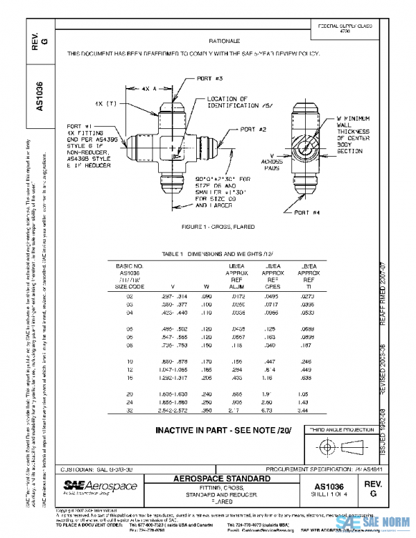 SAE AS1036G PDF