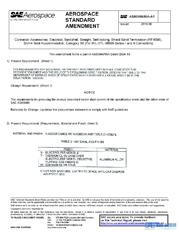SAE AS85049/85A_A1 PDF SAE AS85049/85A_A1 PDF