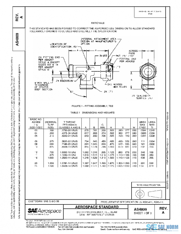SAE AS4809A PDF SAE AS4809A PDF