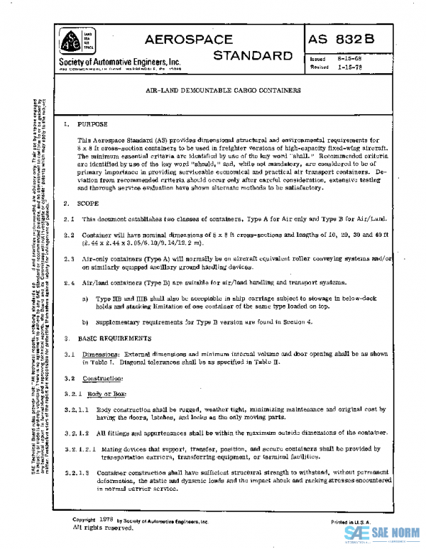 SAE AS832B PDF SAE AS832B PDF