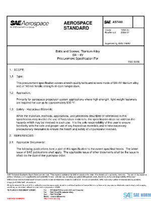 SAE AS7460 PDF