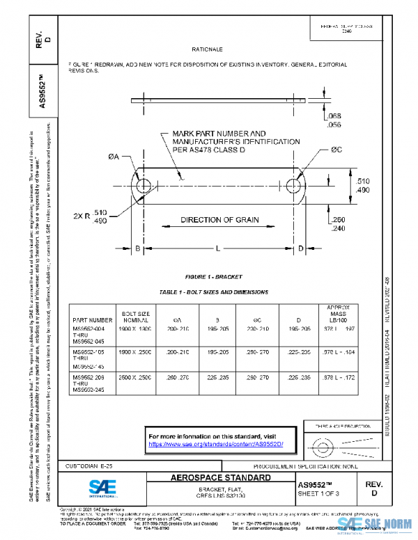 SAE AS9552D PDF