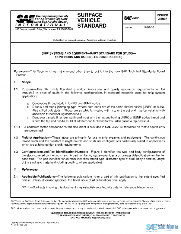 SAE J2271_199606 PDF SAE J2271_199606 PDF