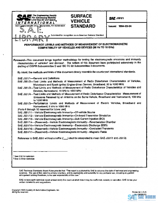 SAE J551/1_199403 PDF