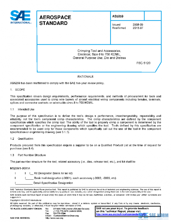 SAE AS5259 PDF