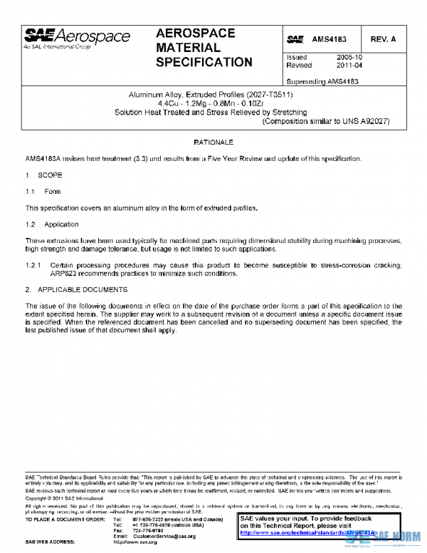 SAE AMS4183A PDF