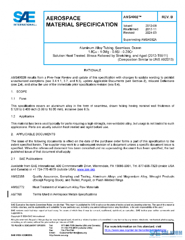 SAE AMS4002B PDF