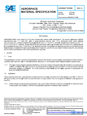 SAE AMS5934/H1000A PDF