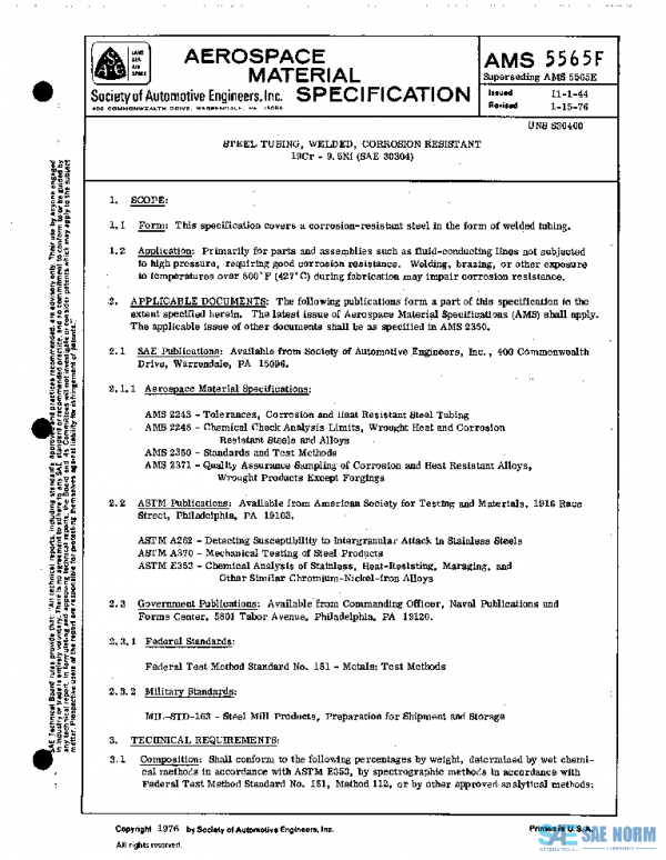 SAE AMS5565F PDF