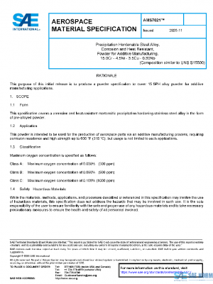 SAE AMS7021 PDF