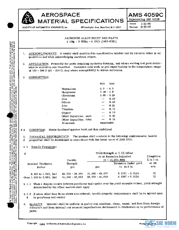 SAE AMS4059C PDF SAE AMS4059C PDF