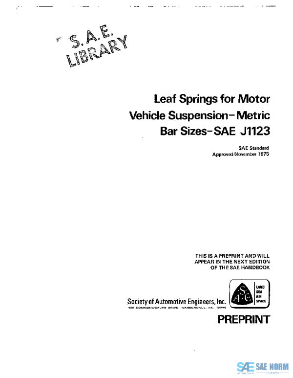SAE J1123_197511 PDF